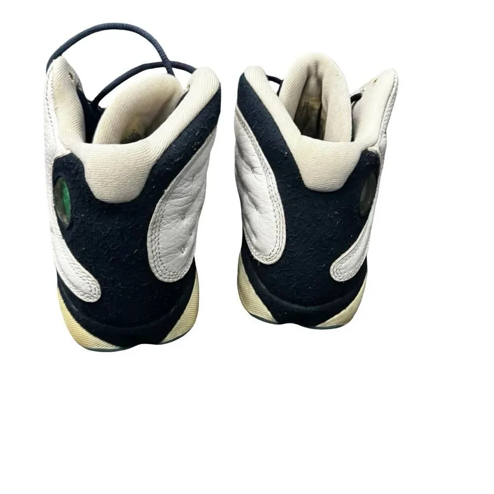 Air Jordan 13 Obsidian Retro Navy White Youth 7Y Basketball Sneakers